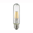 LED R&ouml;hrenlampe T32 E27 Filament 4,5W 2700K warmwei&szlig; 470Lm 330&deg; dim