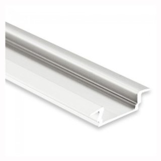 Alu Einbau-Profil Galaxy PL8  f. LED-Streifen, 23,07 x 5,91 mm, pro Meter schwarz