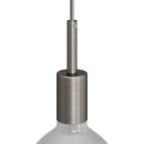 Zylindrisches E27-Lampenfassungs-Kit aus Metall mit 7 cm...