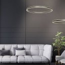 LED Pendelleuchte RingLux &Oslash;80cm 60W 2700K 5400lm