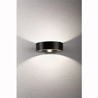 Au&szlig;en- Wandleuchte Renga, 2x6W, up &amp; down, IP44, anthrazit, warmwei&szlig; 3000K