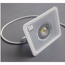LED Floodlight  50W IP65  Geh&auml;use wei&szlig; silber...